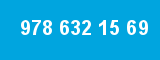 978 632 15 69 978 632 15 69